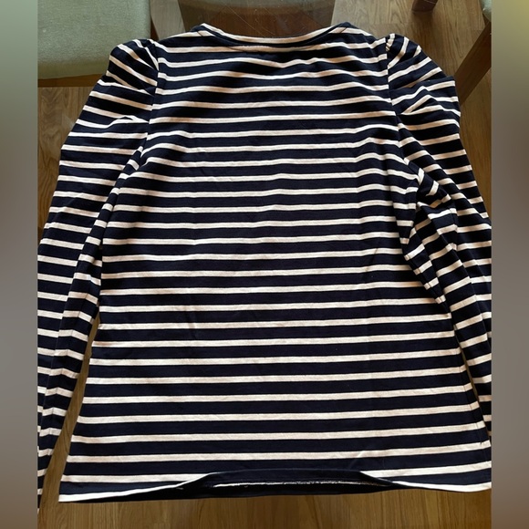 Boden top blue and white size small - Picture 4 of 11